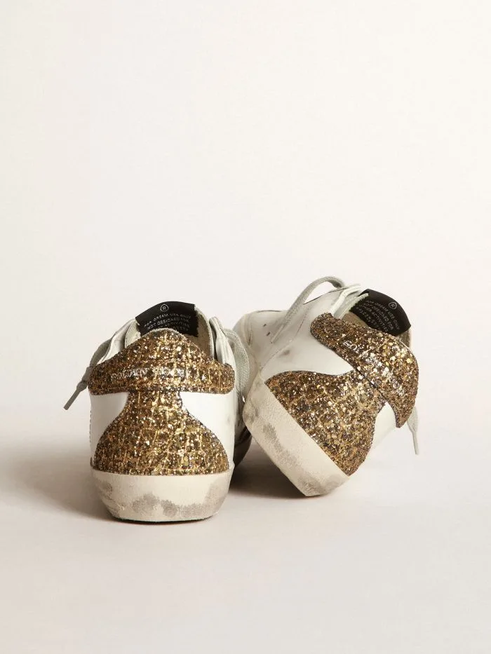 Golden Goose Super-star Sneakers “Light Blue Gold” — photo 1 of 4