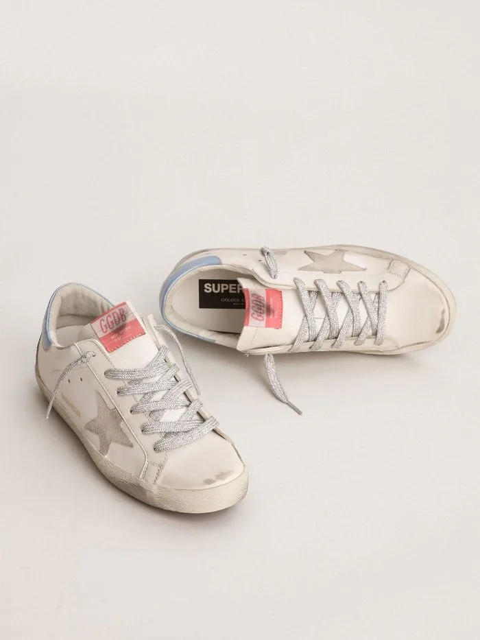 Golden Goose Super-star Sneakers “Grey Blue” — photo 2 of 4