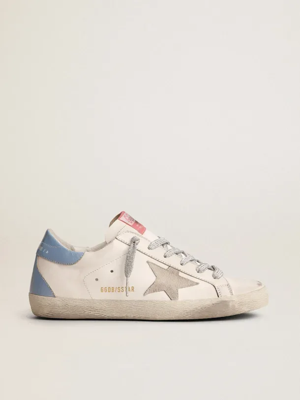 Golden Goose Super-star Sneakers “Grey Blue” — photo 3 of 4