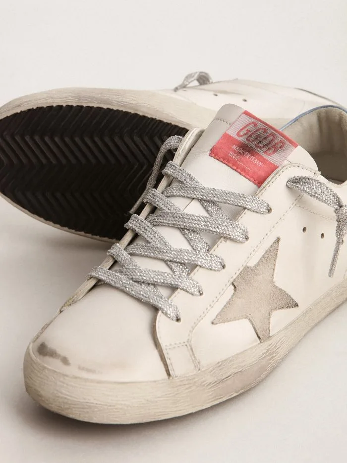 Golden Goose Super-star Sneakers “Grey Blue” — photo 4 of 4