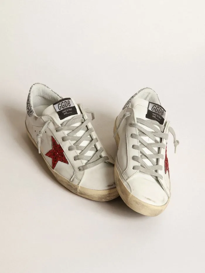 Golden Goose White Super-star Sneakers “White Red” — photo 1 of 4