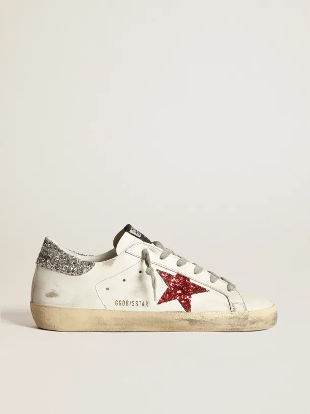 Golden Goose White Super-star Sneakers “White Red” — photo 2 of 4