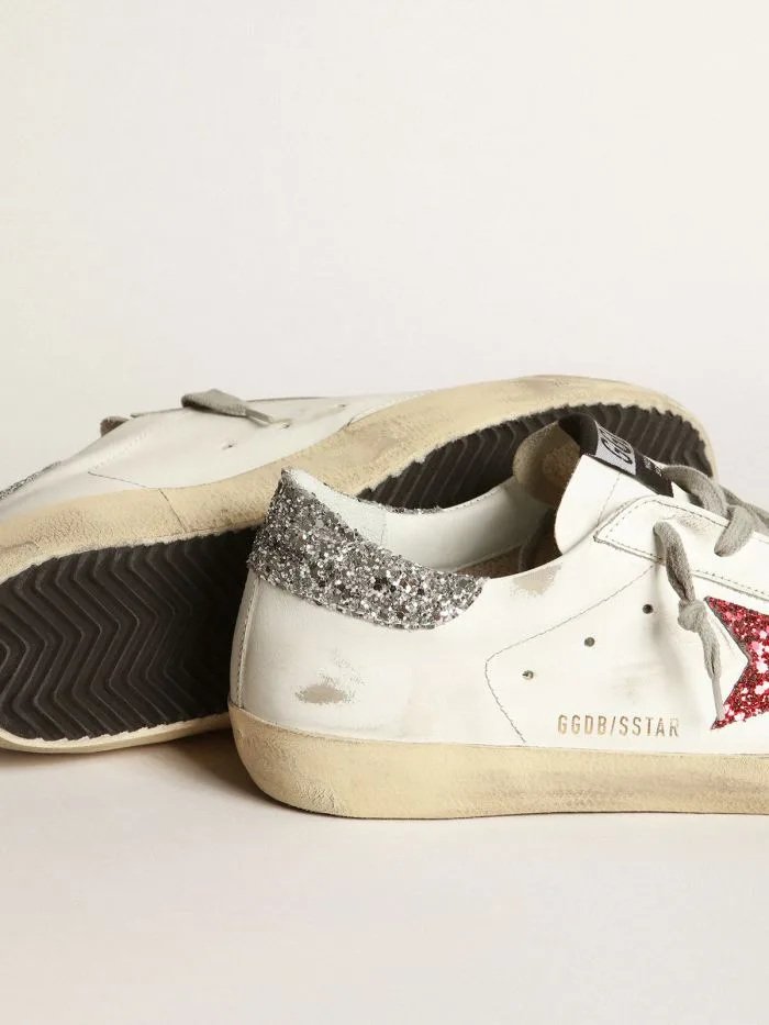 Golden Goose White Super-star Sneakers “White Red” — photo 3 of 4