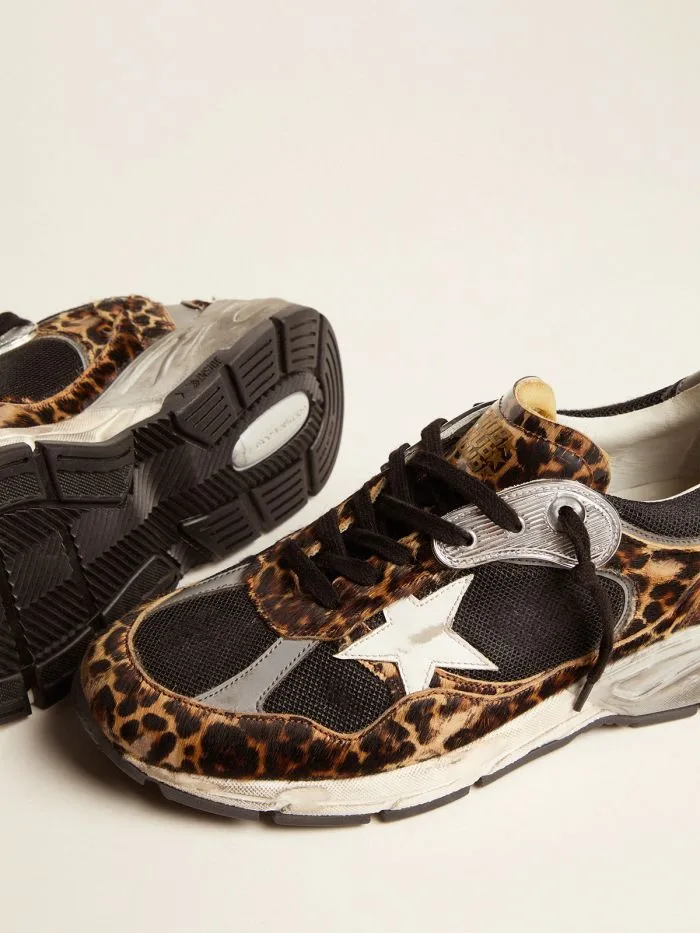 Golden Goose Dad-star Sneakers “White Leopard” — photo 1 of 5