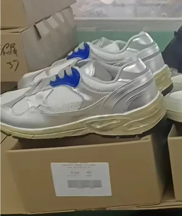 Golden Goose Silver Dad-star Sneakers “Silver” — photo 1 of 5