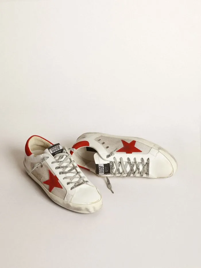 Golden Goose White Superstar Sneakers “White Red” — photo 1 of 4
