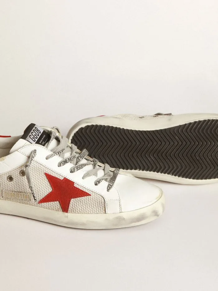 Golden Goose White Superstar Sneakers “White Red” — photo 2 of 4