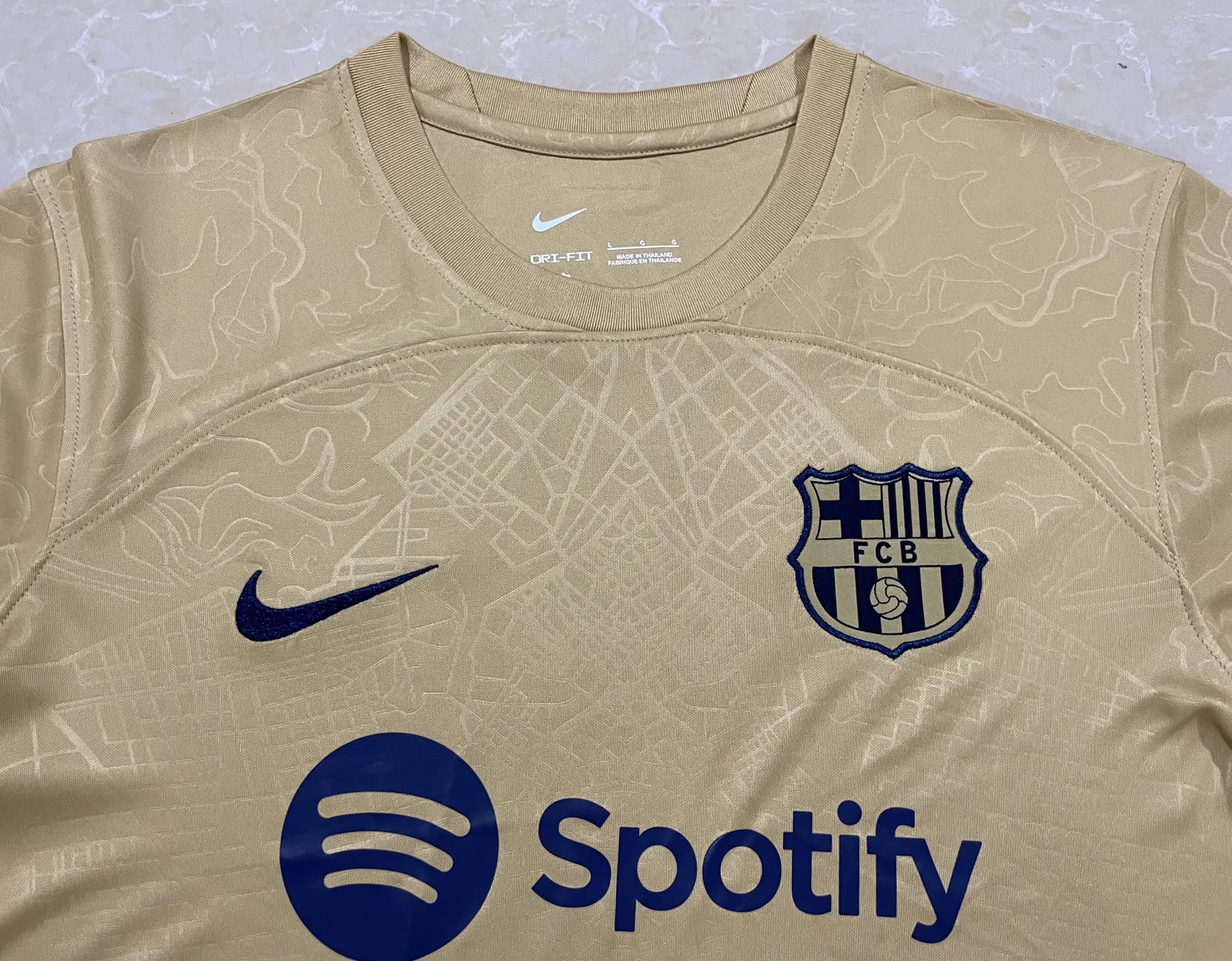 Barcelona 2022/23 Away “Grey Olive” — photo 2 of 3