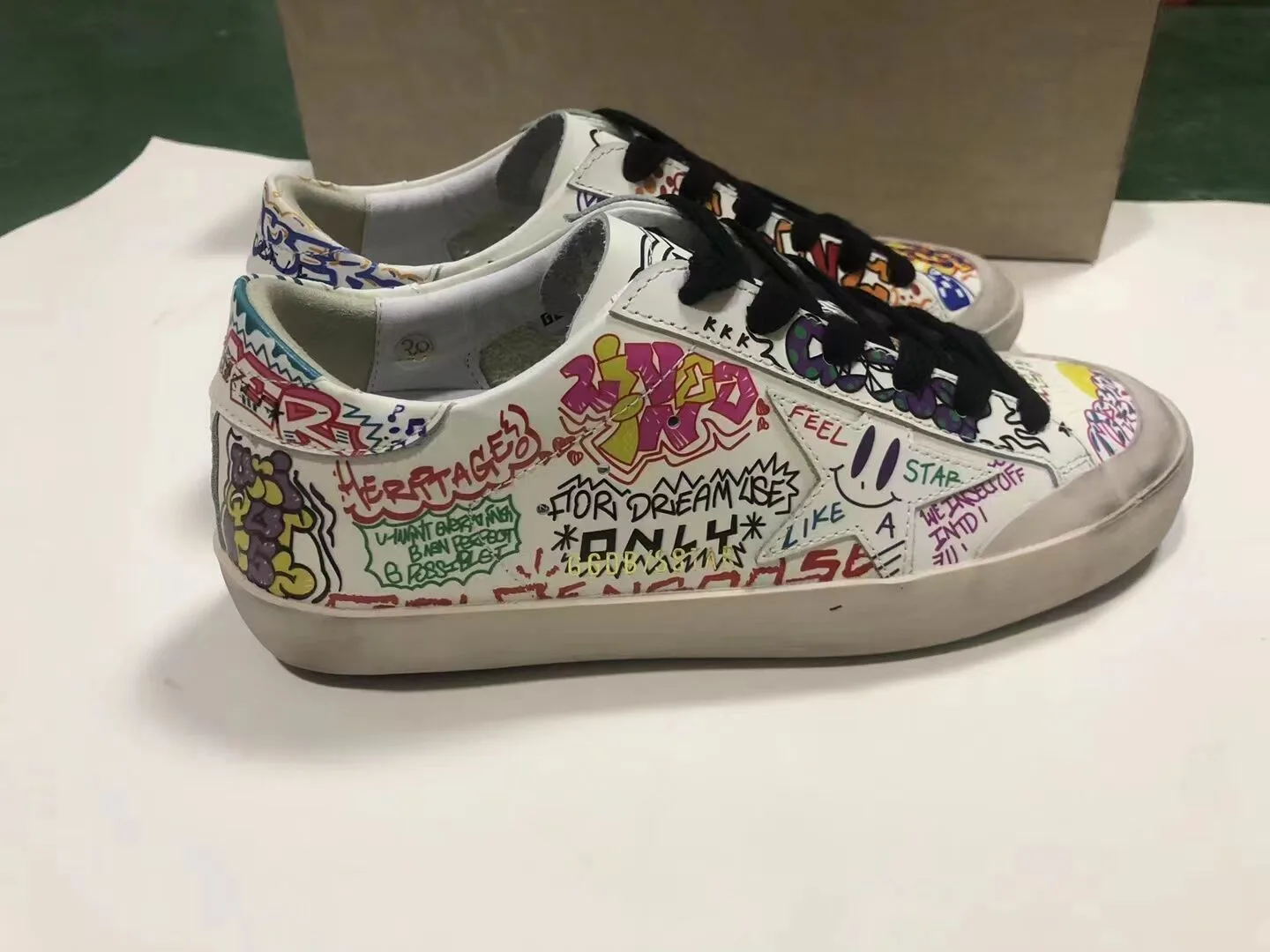 Golden Goose Super-star Sneakers “White Red” — photo 4 of 5