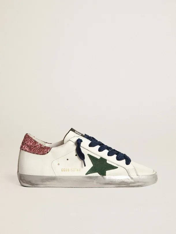 Golden Goose Super-star Sneakers “Green Pink” — photo 1 of 2
