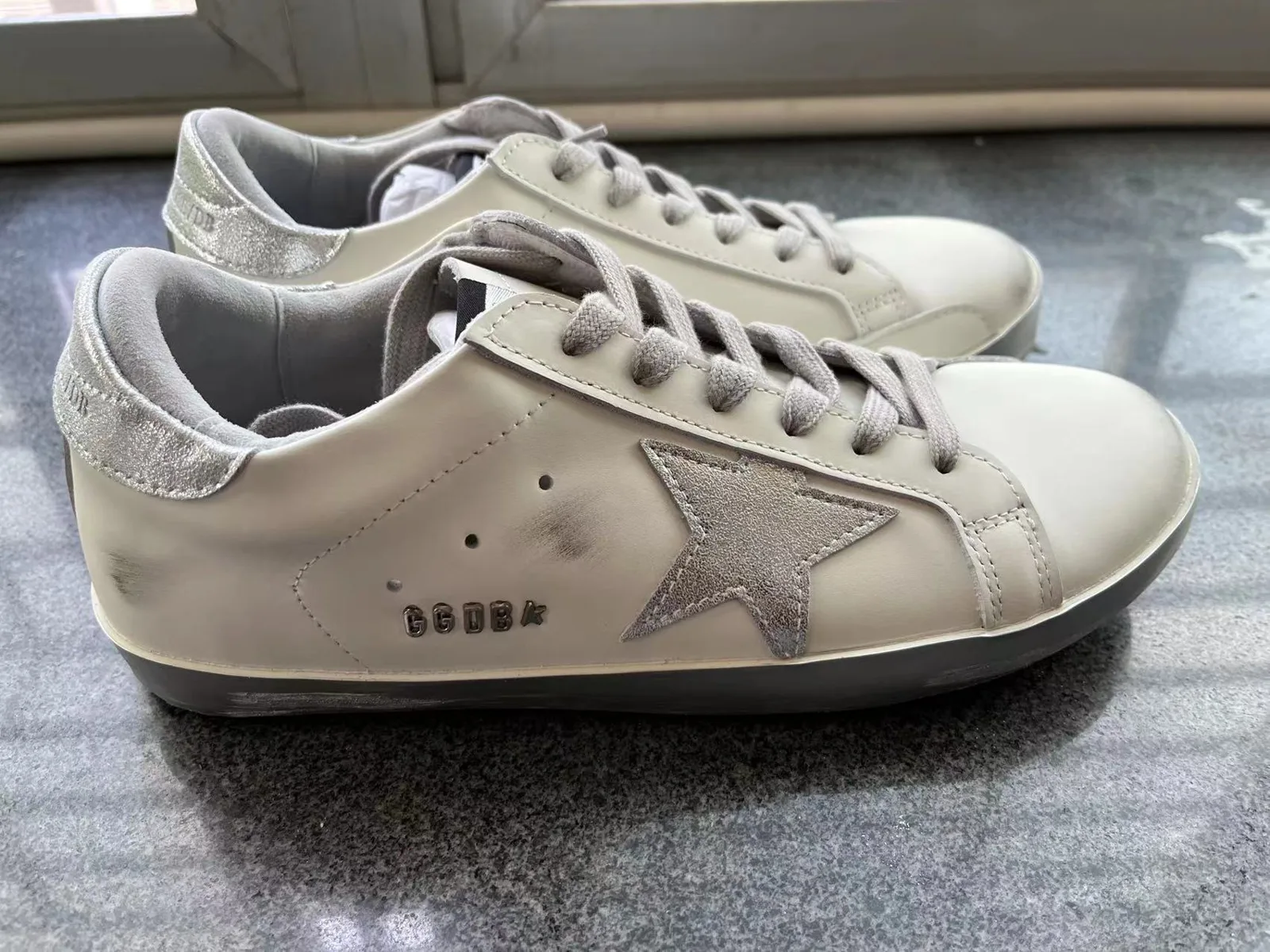 Golden Goose Super-star Sneakers “Silver” — photo 5 of 10