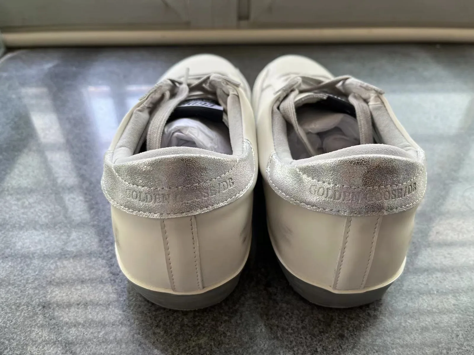 Golden Goose Super-star Sneakers “Silver” — photo 6 of 10