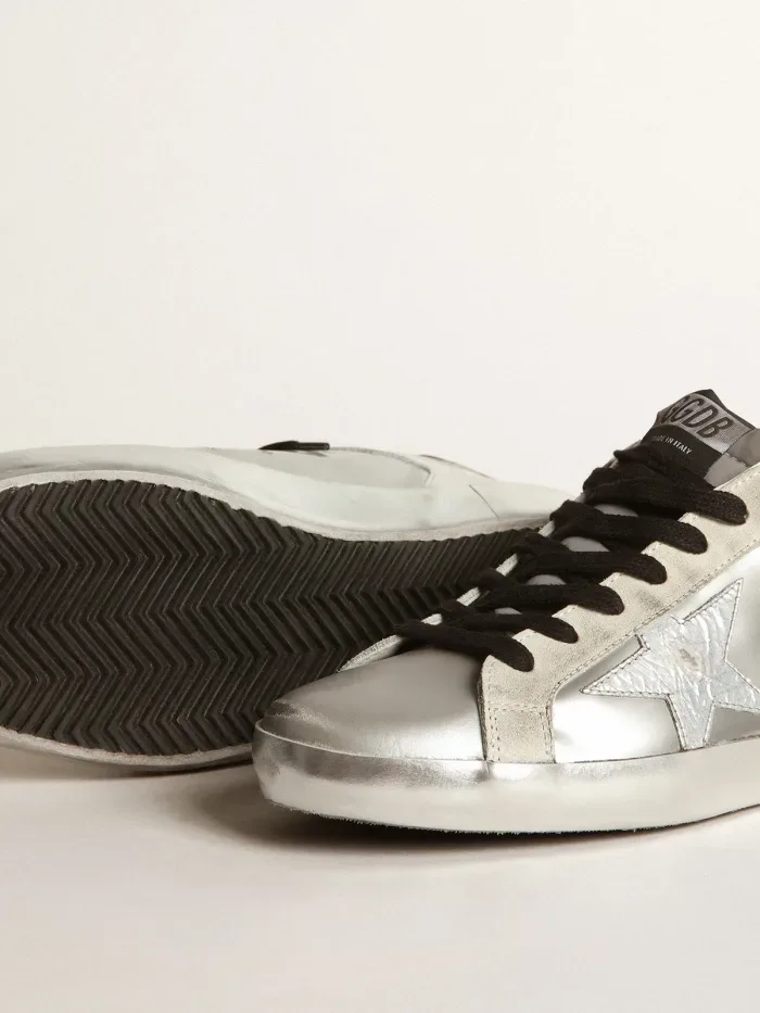 Golden Goose Super-star Sneakers “Silver” — photo 3 of 4