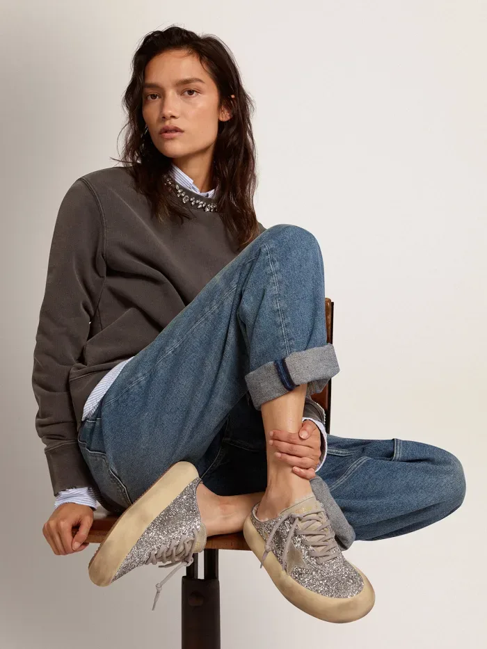 Golden Goose Space-star Sabot Shoes “Silver” — photo 3 of 5