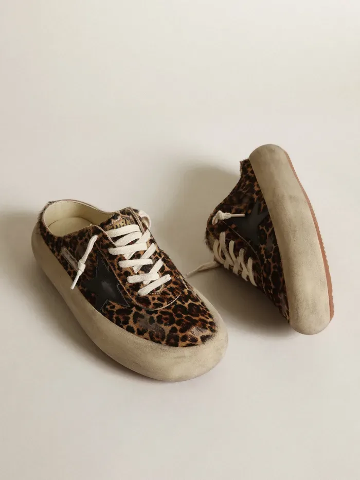 Golden Goose Space-star Sabots “Black Leopard” — photo 2 of 4