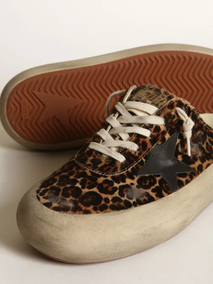 Golden Goose Space-star Sabots “Black Leopard” — photo 4 of 4
