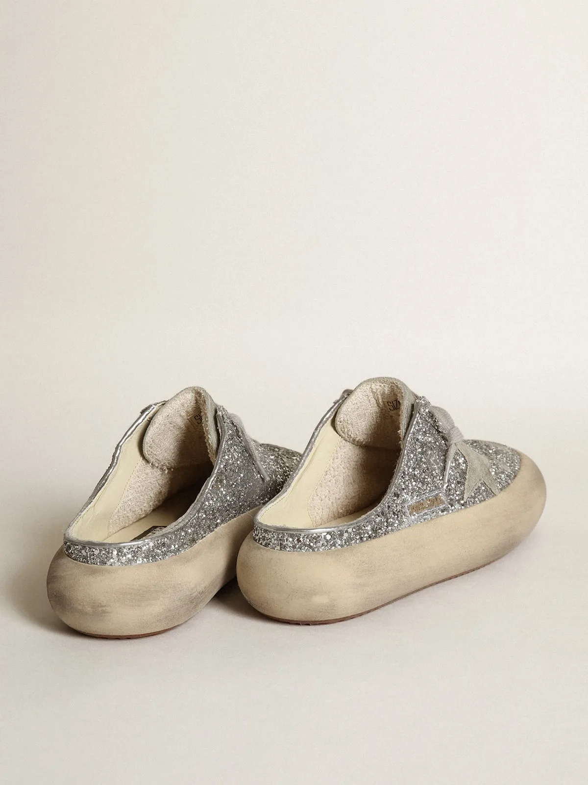Golden Goose Space-star Sabots “Grey Silver” — photo 1 of 4