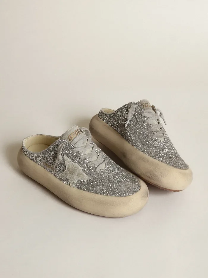 Golden Goose Space-star Sabots “Grey Silver” — photo 2 of 4