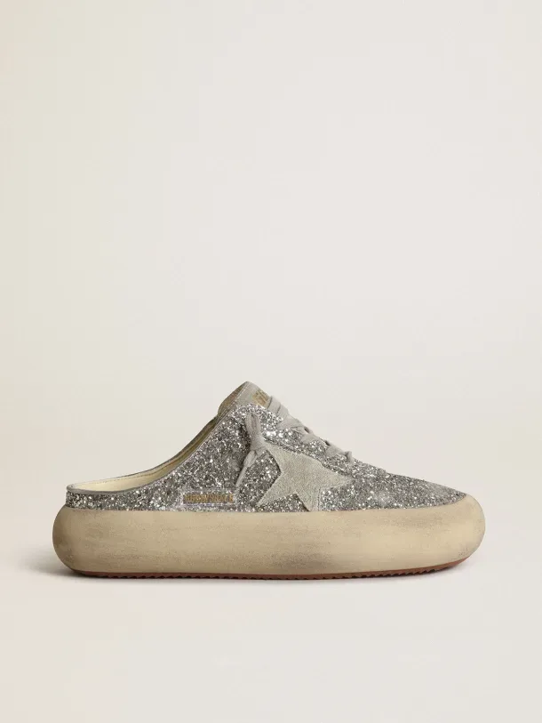 Golden Goose Space-star Sabots “Grey Silver” — photo 3 of 4