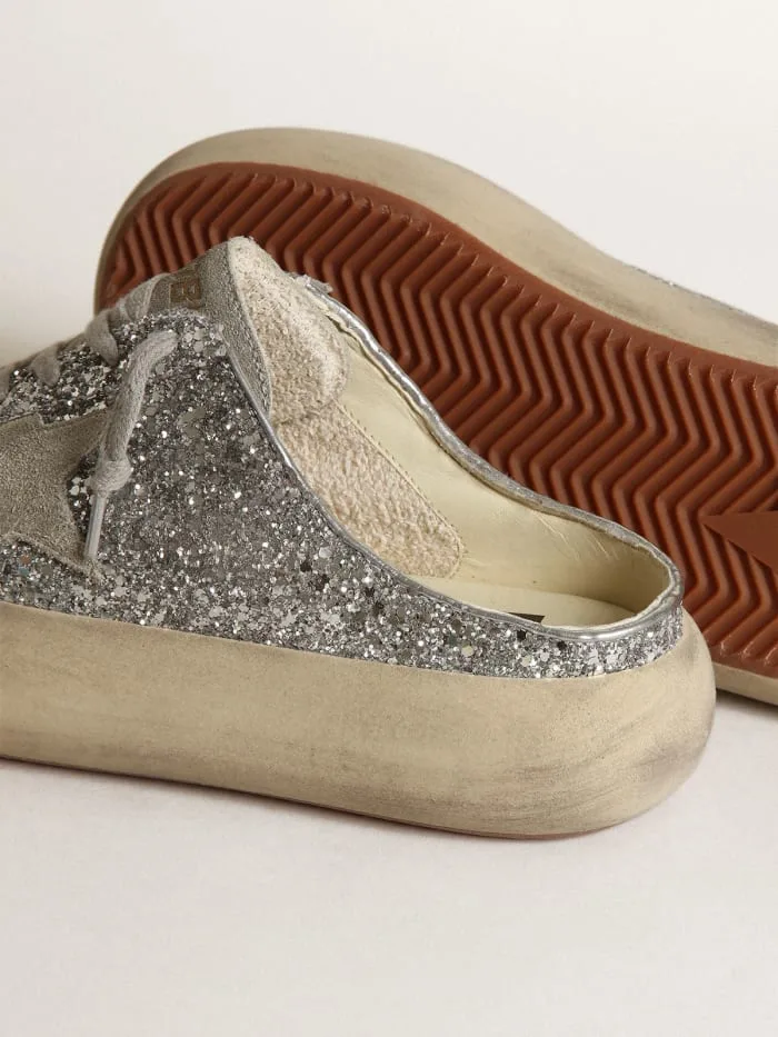 Golden Goose Space-star Sabots “Grey Silver” — photo 4 of 4