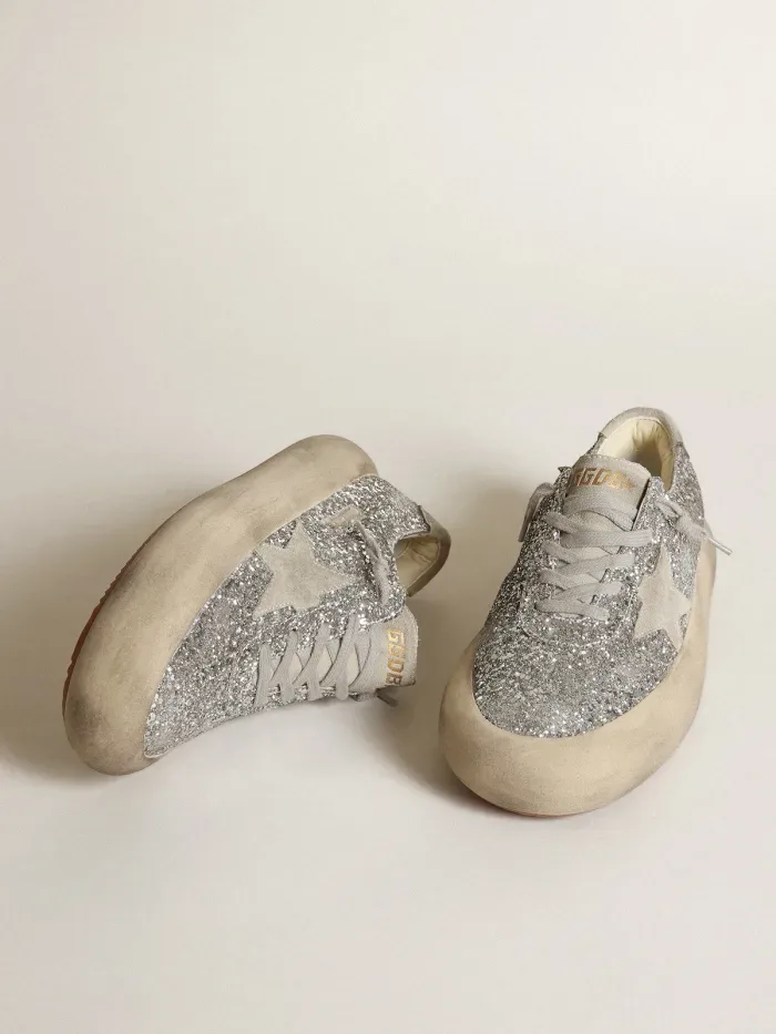 Golden Goose Space-star Shoes “Grey Silver” — photo 1 of 4
