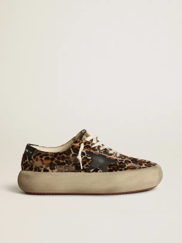 Golden Goose Space-star Shoes “Black Leopard” — photo 4 of 4