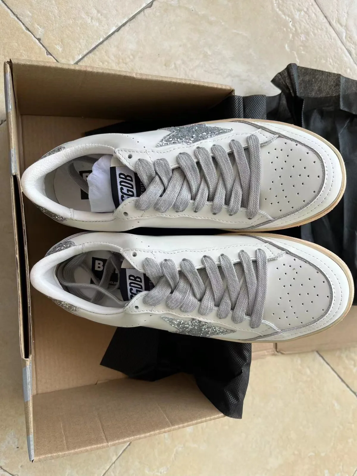 Golden Goose Sneaker Ball Star “White Silver” — photo 3 of 7