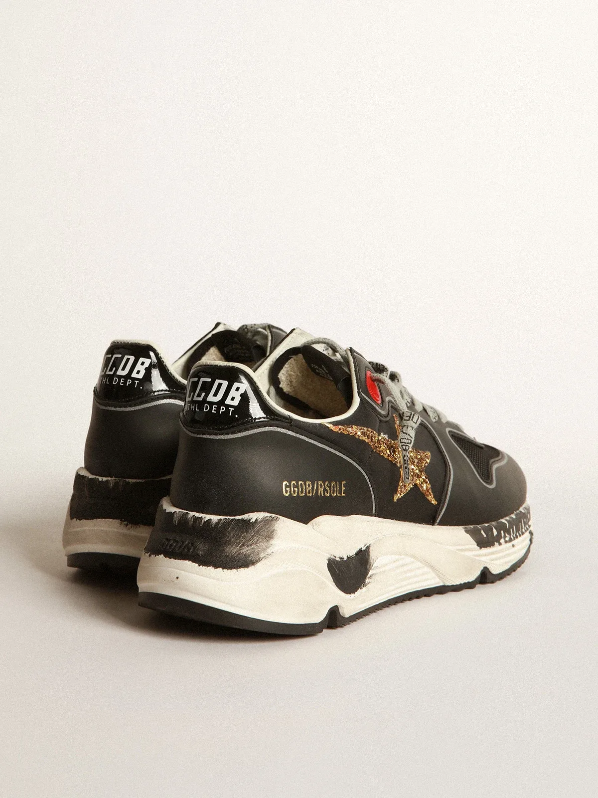 Golden Goose Black Running Sole Sneakers “Black Gold” — photo 1 of 4