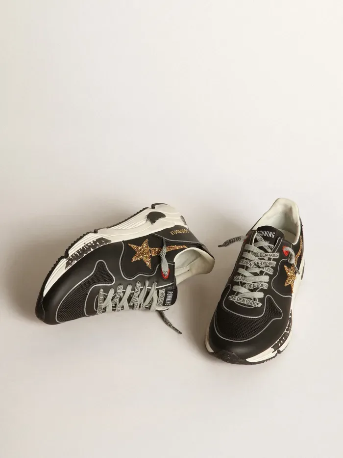 Golden Goose Black Running Sole Sneakers “Black Gold” — photo 2 of 4
