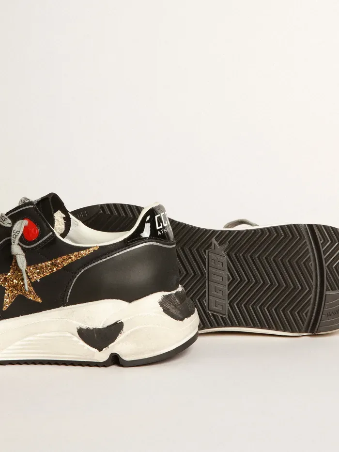 Golden Goose Black Running Sole Sneakers “Black Gold” — photo 4 of 4