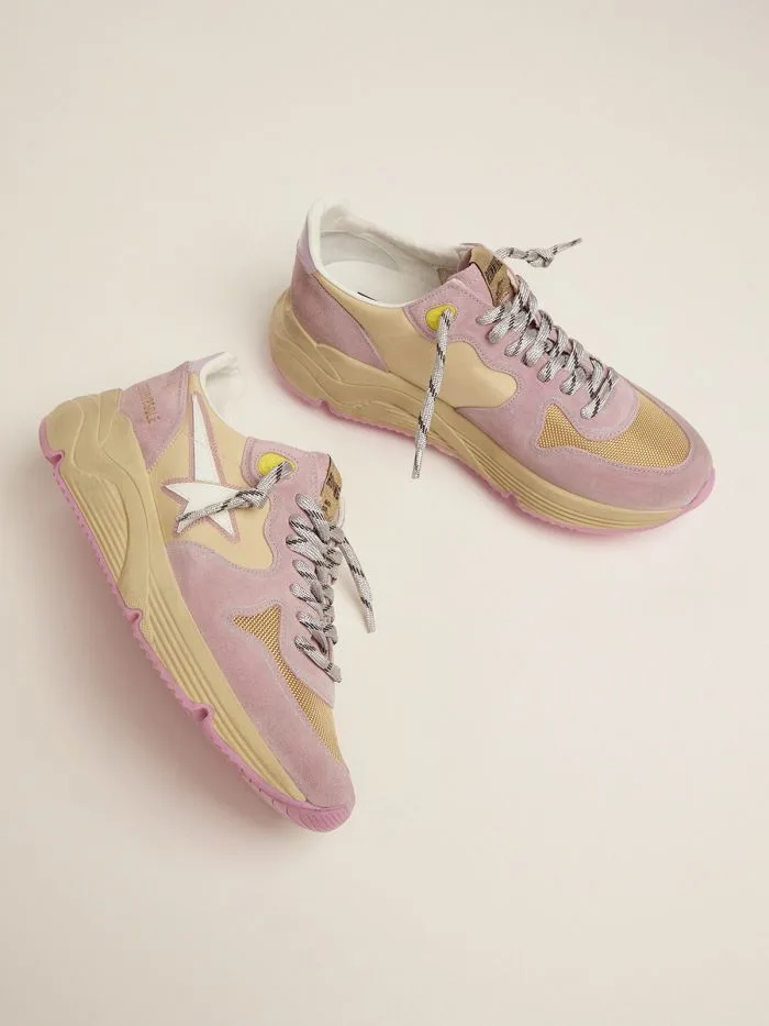 Golden Goose Pastel Pink Running Sole Sneakers “White Pink” — photo 4 of 8