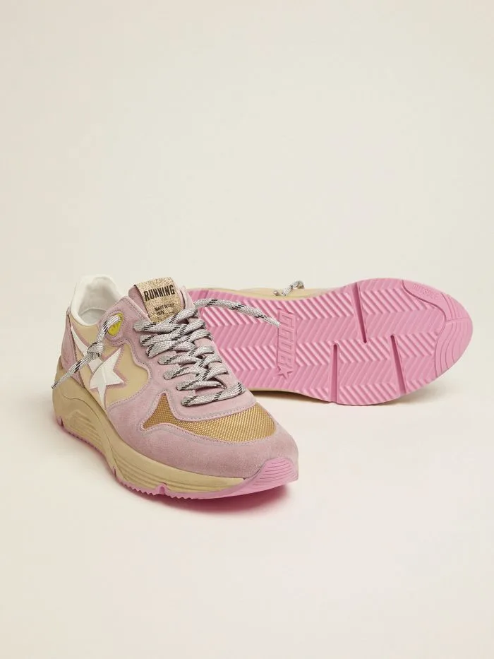 Golden Goose Pastel Pink Running Sole Sneakers “White Pink” — photo 5 of 8