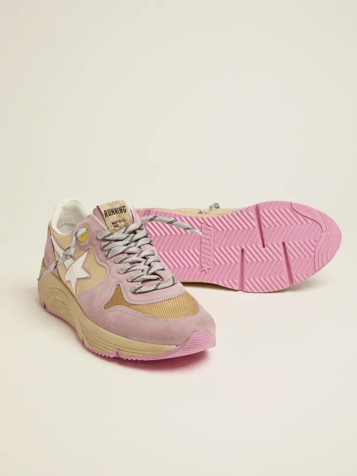 Golden Goose Pastel Pink Running Sole Sneakers “White Pink” — photo 7 of 8