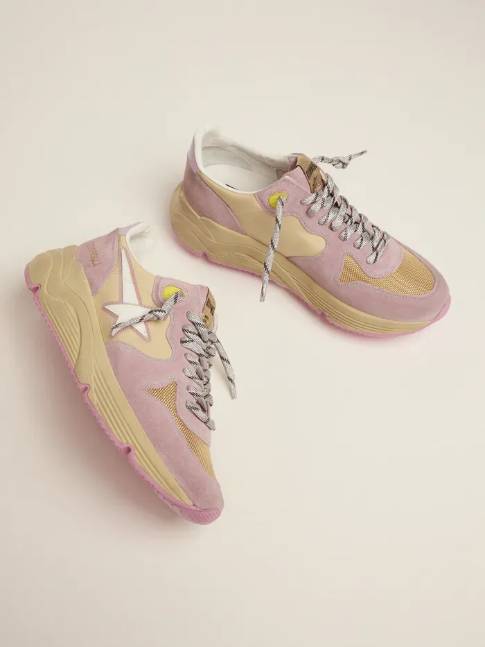 Golden Goose Pastel Pink Running Sole Sneakers “White Pink” — photo 8 of 8