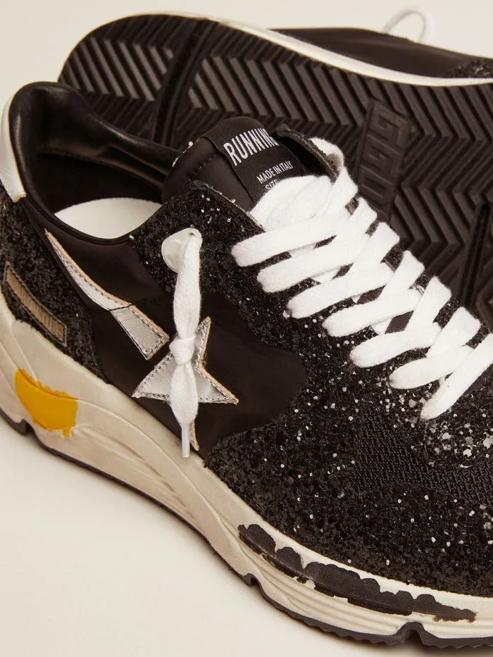 Golden Goose Running Sole Sneakers “Black Silver” — photo 4 of 5