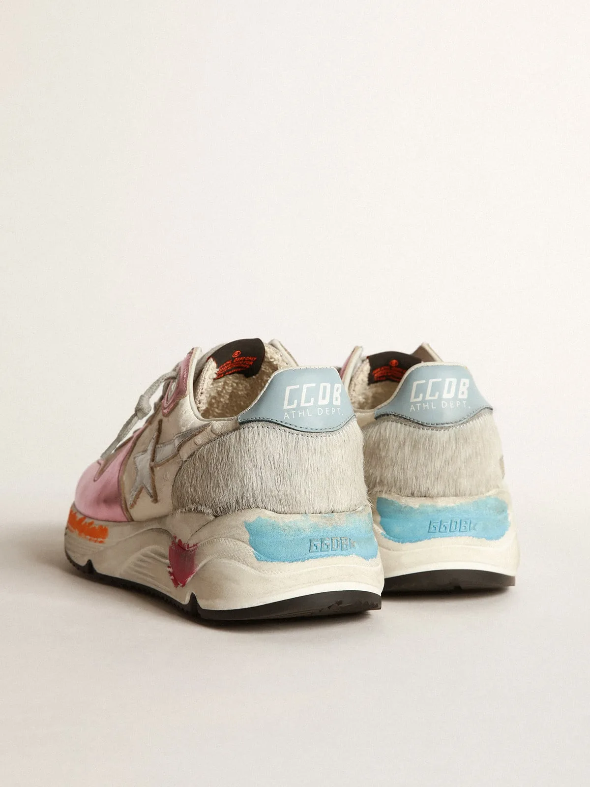 Golden Goose Running Sole Sneakers “Silver Pink” — photo 2 of 4