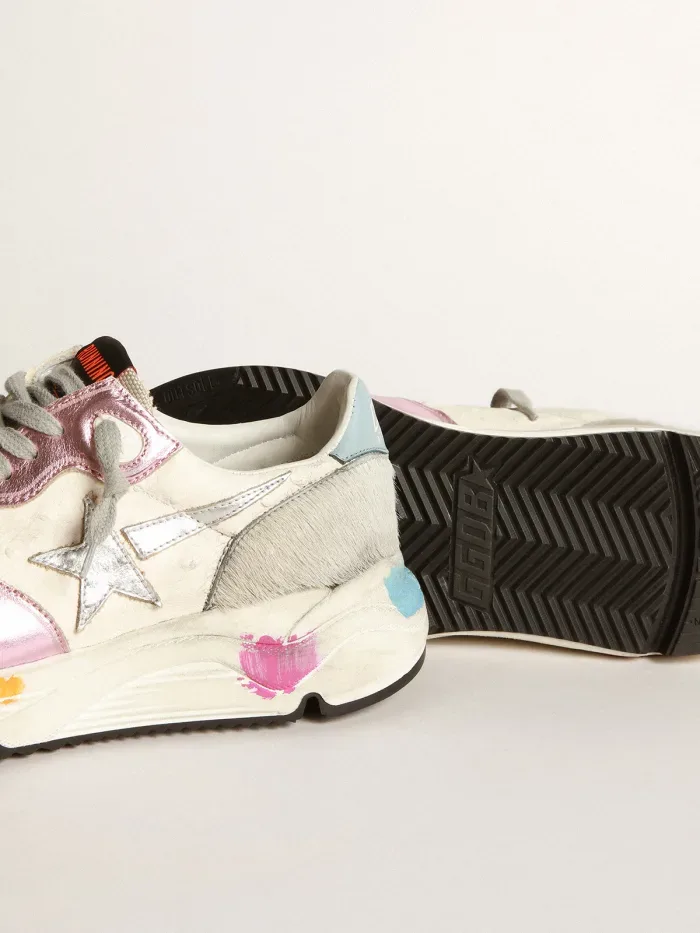 Golden Goose Running Sole Sneakers “Silver Pink” — photo 3 of 4