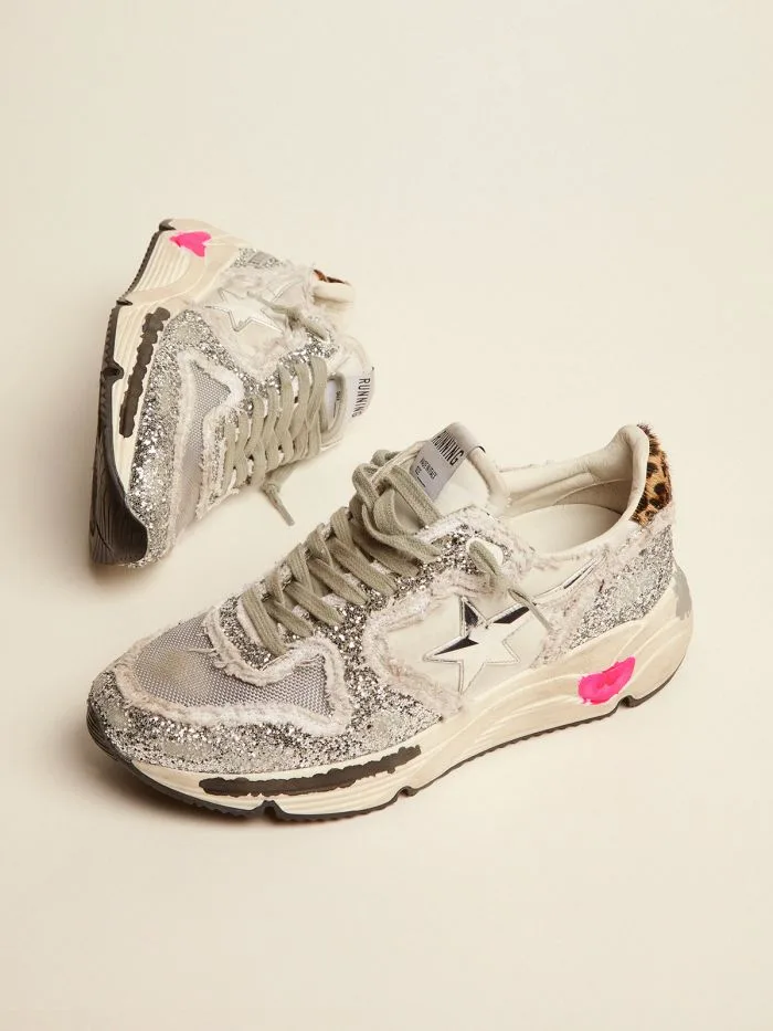 Golden Goose Running Sole Sneakers “Silver Leopard” — photo 2 of 5