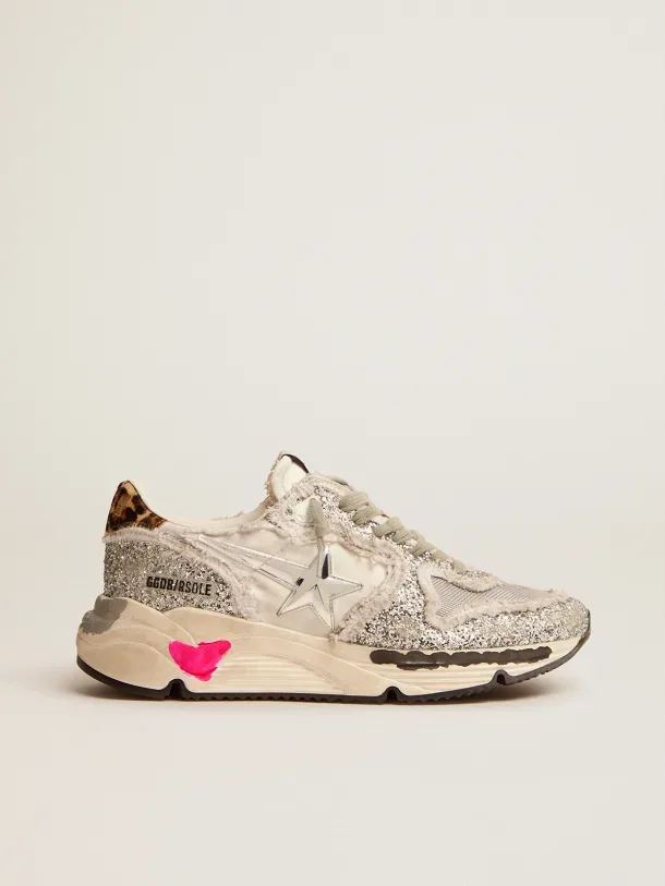 Golden Goose Running Sole Sneakers “Silver Leopard” — photo 4 of 5