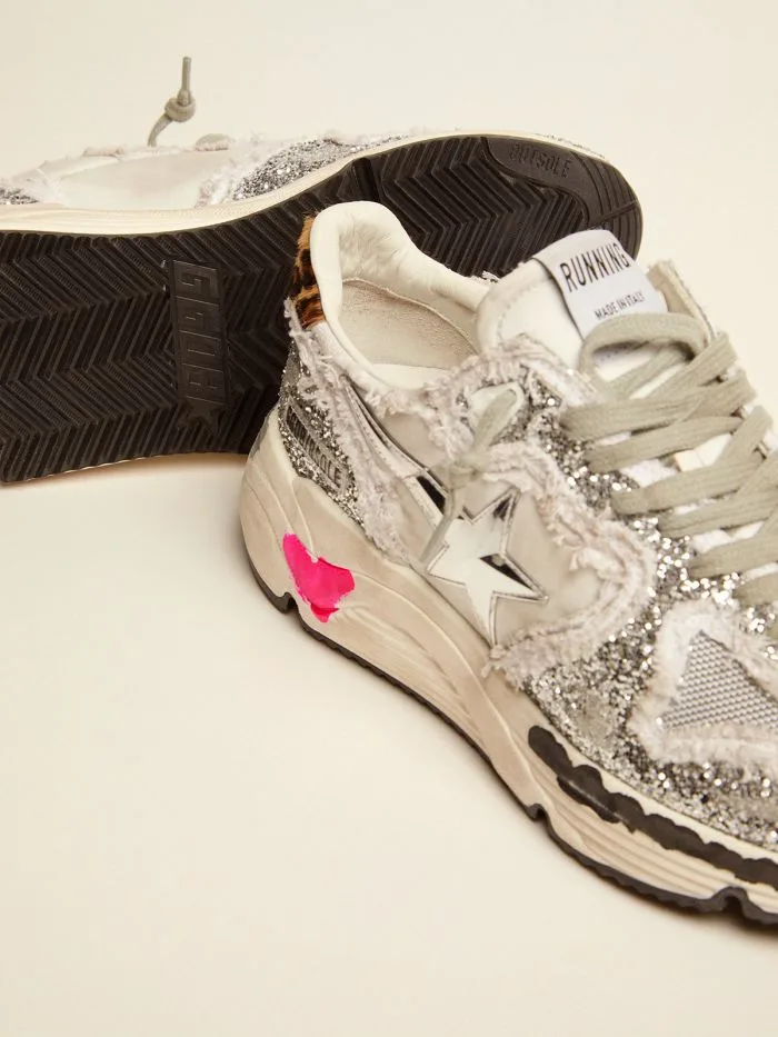 Golden Goose Running Sole Sneakers “Silver Leopard” — photo 5 of 5