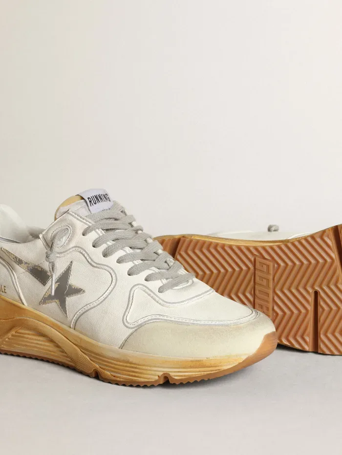 Golden Goose Running Sole Sneakers “Silver Red” — photo 2 of 4