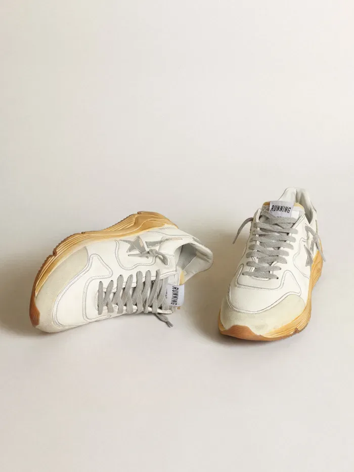Golden Goose Running Sole Sneakers “Silver Red” — photo 3 of 4