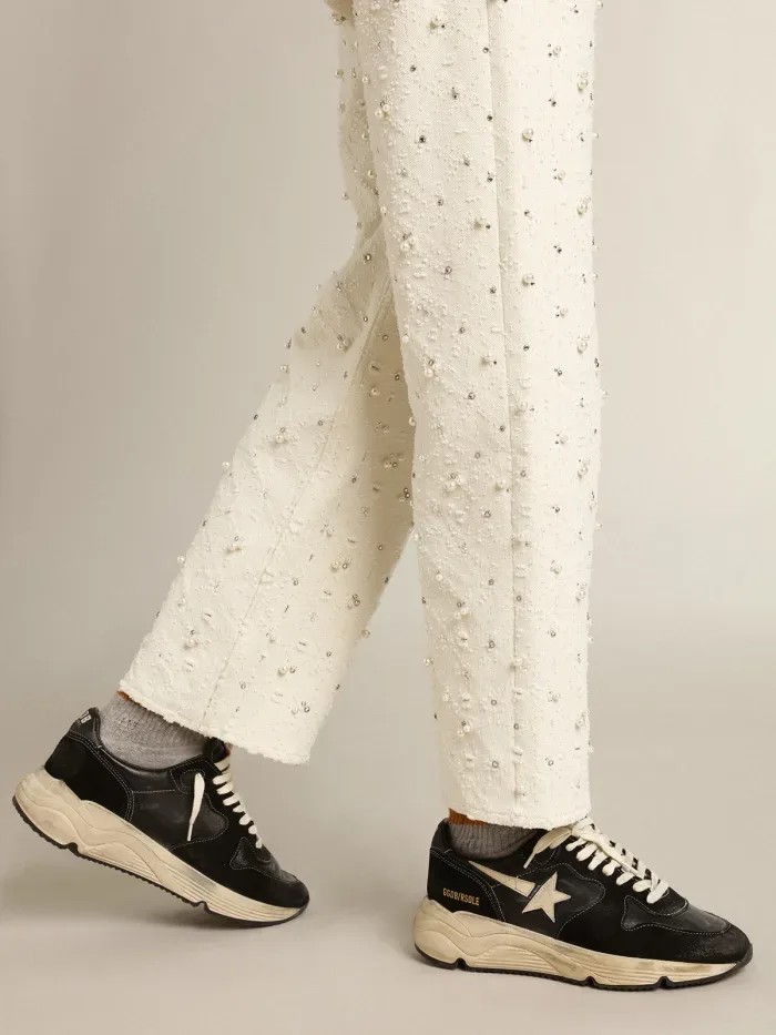 Golden Goose Running Sole Sneakers “White Black” — photo 3 of 7