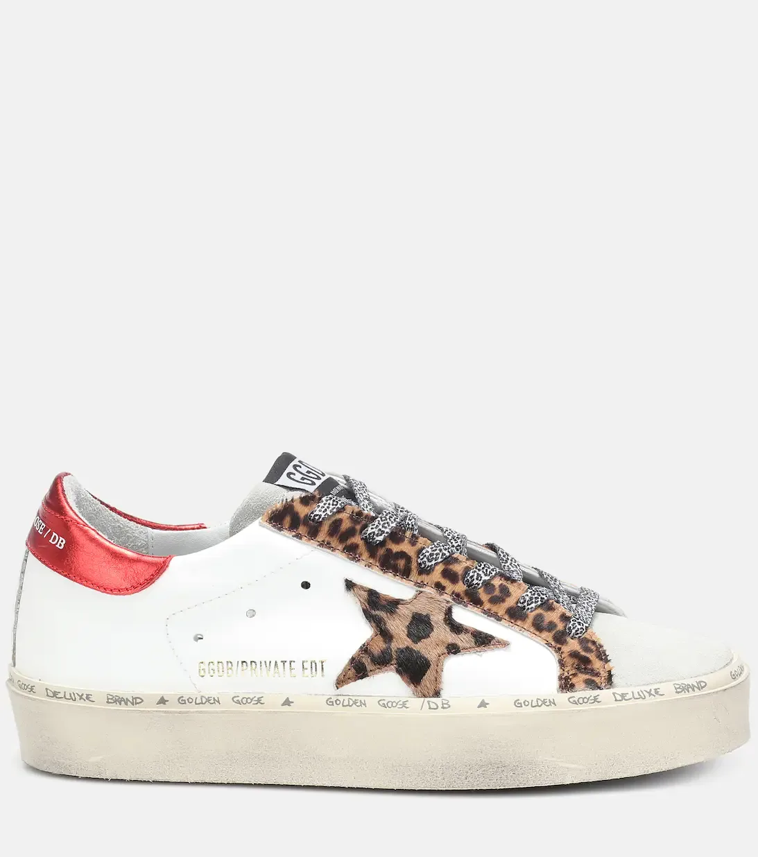 Golden Goose Golden Goose Hi-star Leather Sneakers “Gold Leopard” — photo 2 of 4