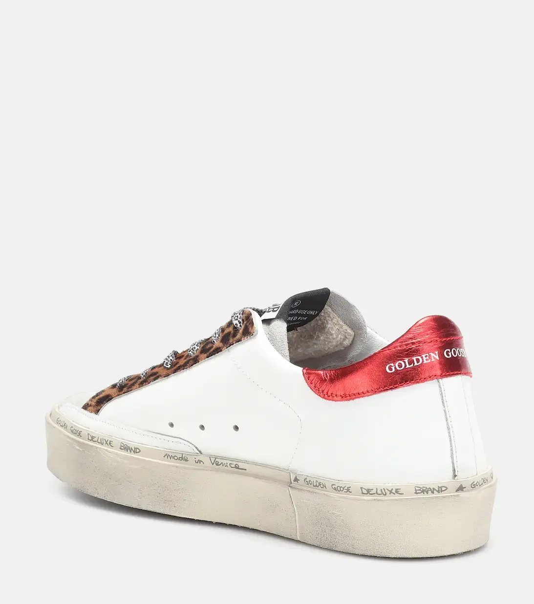 Golden Goose Golden Goose Hi-star Leather Sneakers “Gold Leopard” — photo 4 of 4