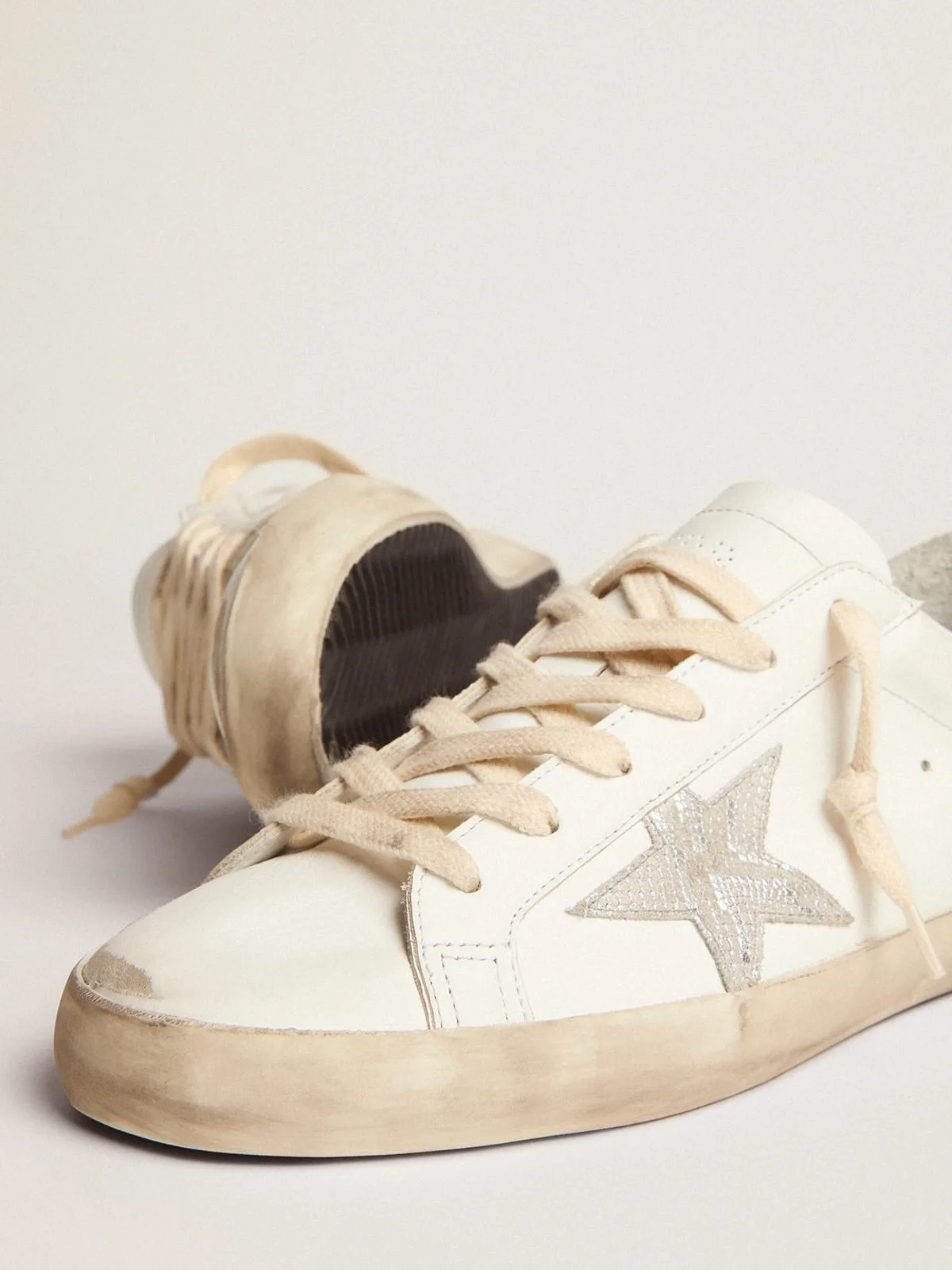 Golden Goose Super-star Sneakers “Silver Gold” — photo 4 of 4