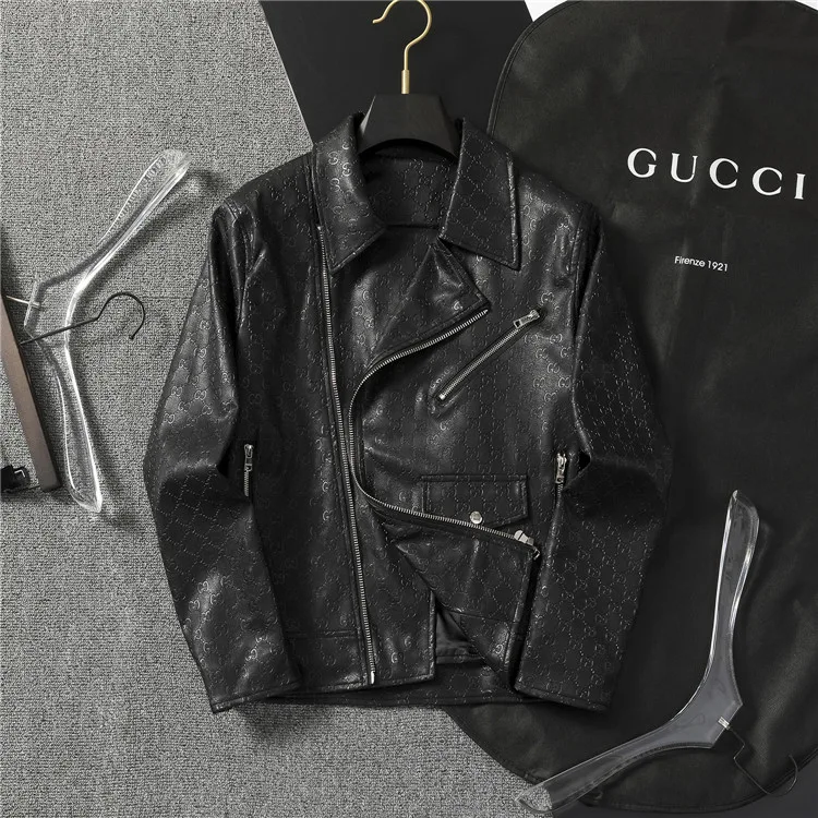 Gucci Leather Jacket 23913 “Grey” — photo 1 of 16