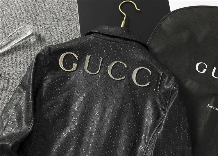 Gucci Leather Jacket 23913 “Grey” — photo 7 of 16