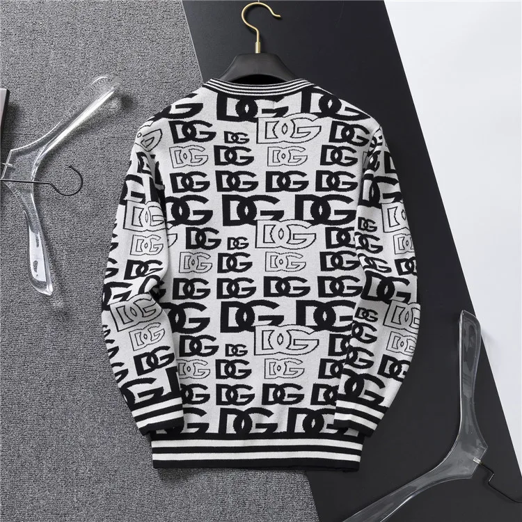 Dolce & Gabbana Sweater 12001 “Grey White” — photo 2 of 10