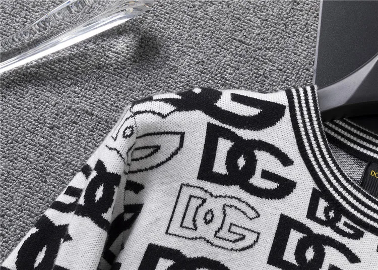 Dolce & Gabbana Sweater 12001 “Grey White” — photo 8 of 10